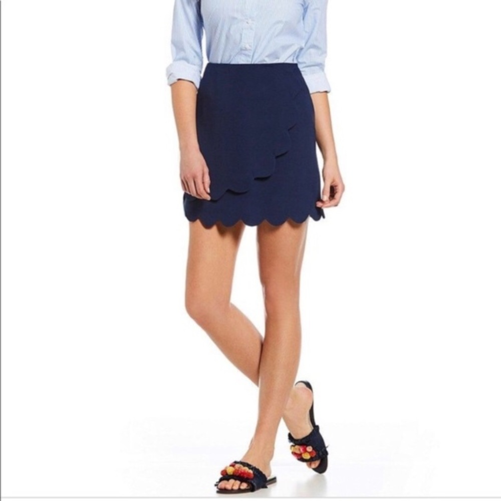 🆕✨Draper James Scalloped Wrap Skirt